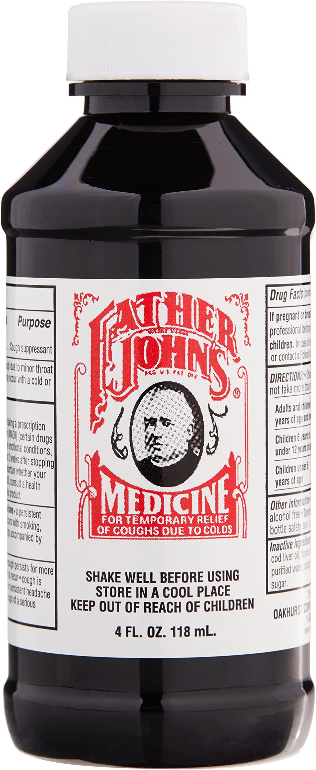 Father John's Alcohol Free Cough Medicine, 4 Ounces