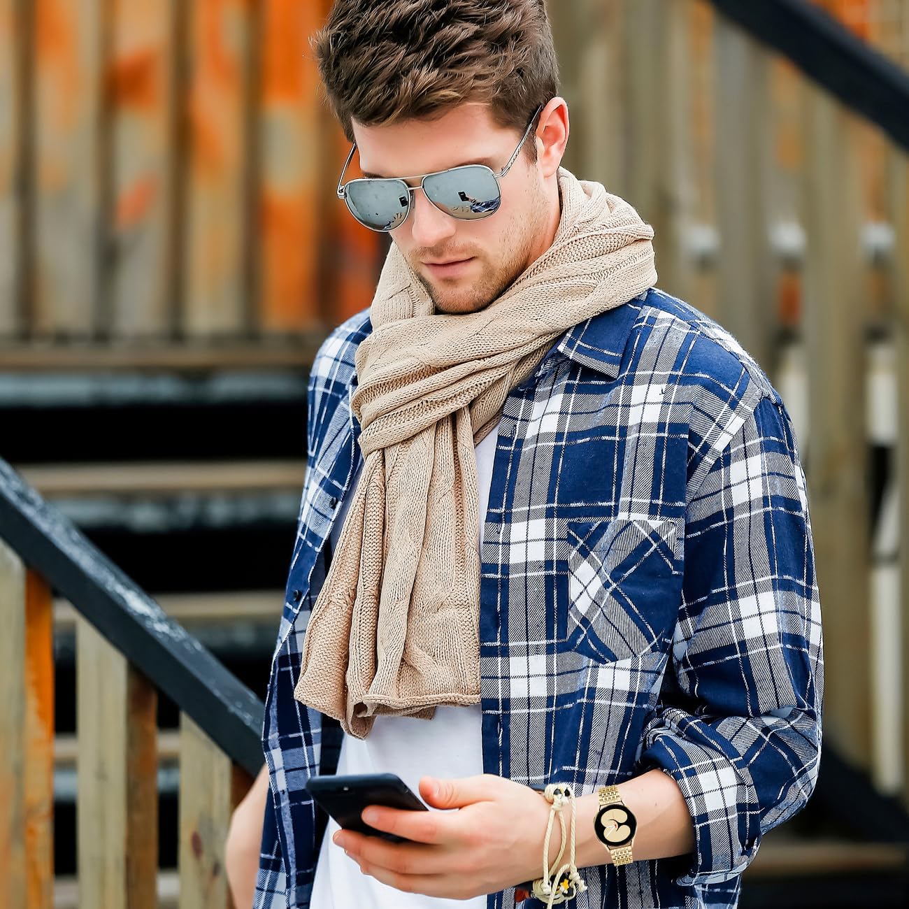 20mm Stainless Steel Band Compatible for Samsung Galaxy Watch 7/6/5/4 Band 40/44mm, Galaxy Watch 6 Classic 43/47mm Galaxy Watch 5 45mm, Watch 5 Pro 45mm, Galaxy Watch 4 42/46mm Strap - Image 7