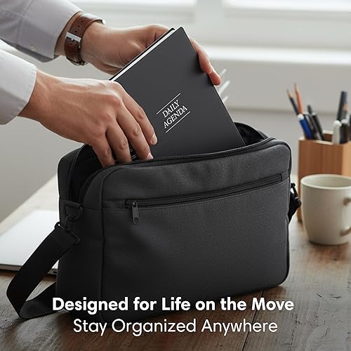 Vista 4 de Blue Sky Undated Daily Planner, Flexible Cover, Twin-Wire Binding, 5.5" x 8.5", Passages