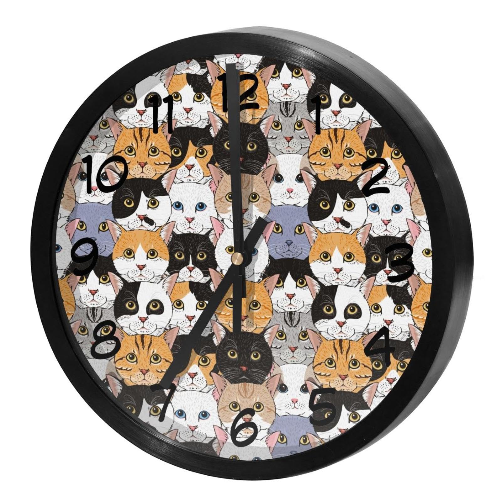 Horloge murale sans tic-tac qui élimine les bruits nocturnes dans la chambre