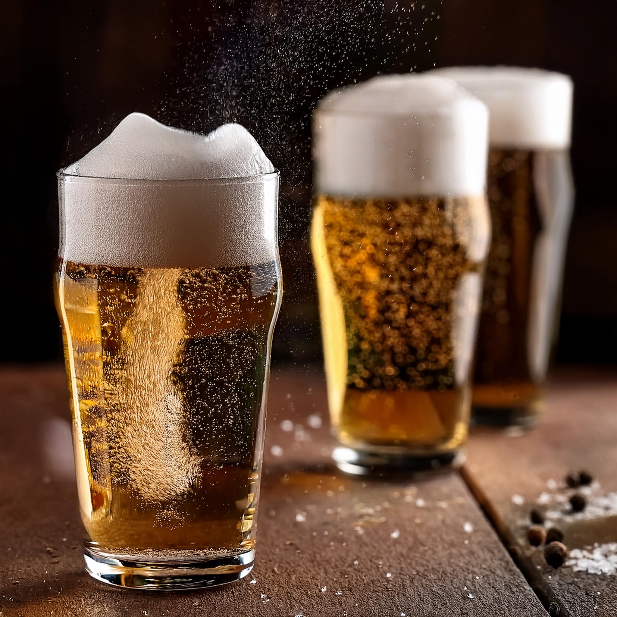 Glasmark Krosno Ensemble De À Bière Set De À Bière 6X0,53L Chope De Bière À Bière Artisanale