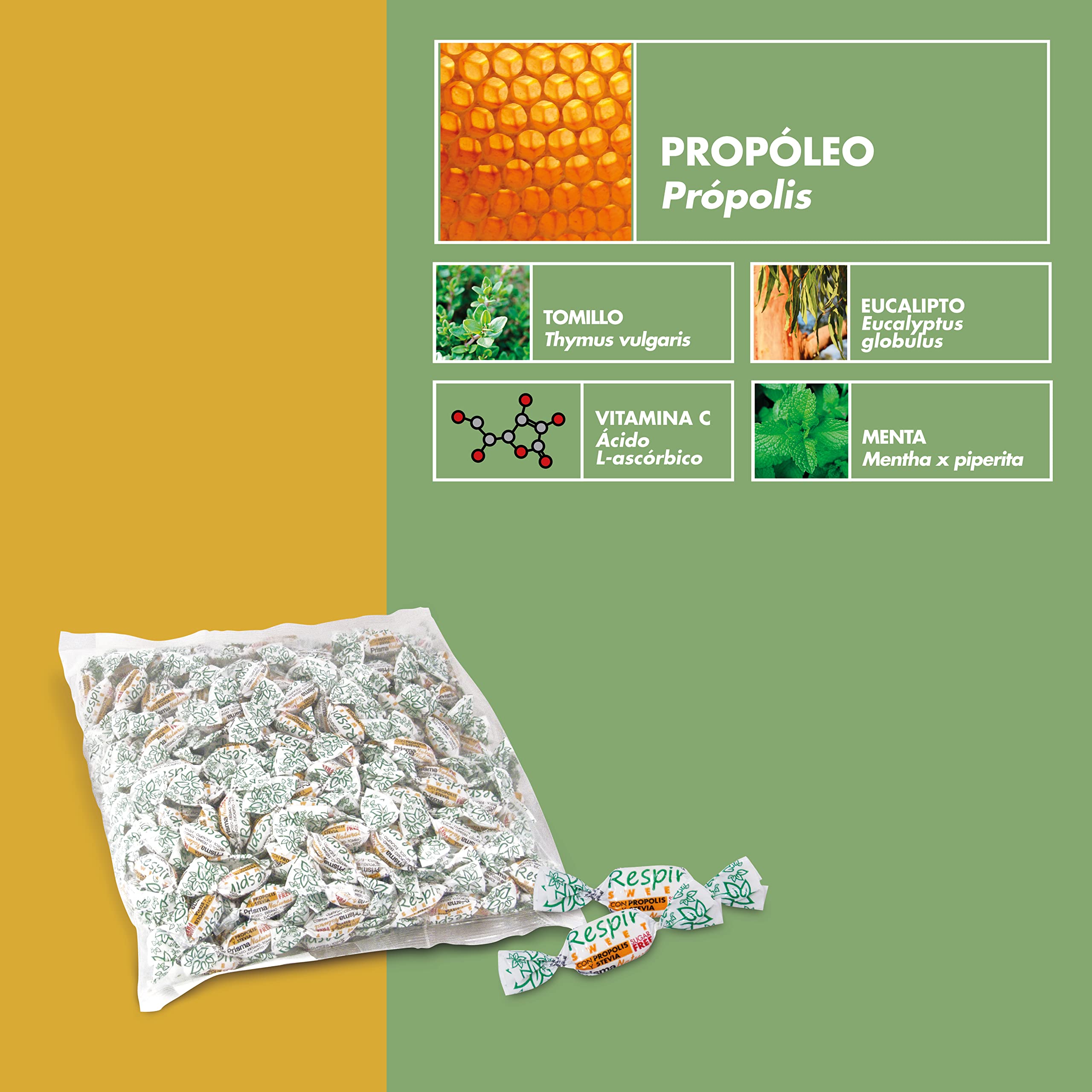 Respir Sweets Bolsa De 1 Kg De Caramelos Envase De 1 Kg 1100 g