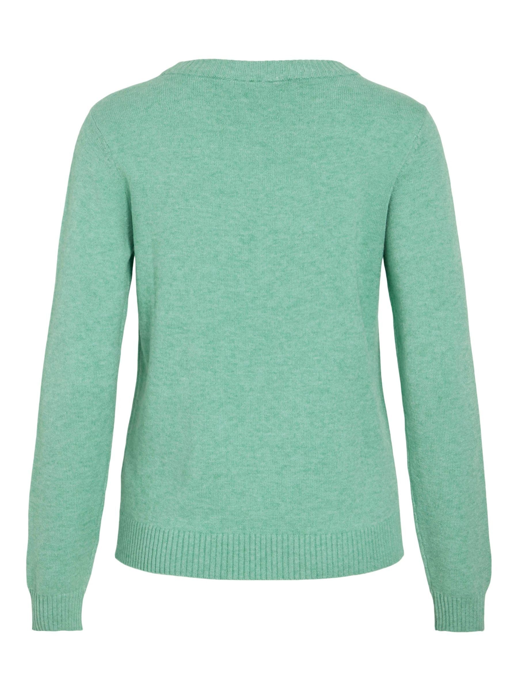 Vila Women's Viril O-Neck L/S Knit Top-Noos