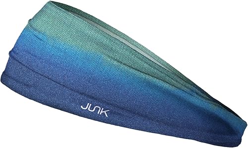JUNK Brands Big Bang Lite Coastal Gradient Headband - Moisture-Wicking, Performance Fabric, Non-Slip, Sports Sweatband for Men & Women - One Size
