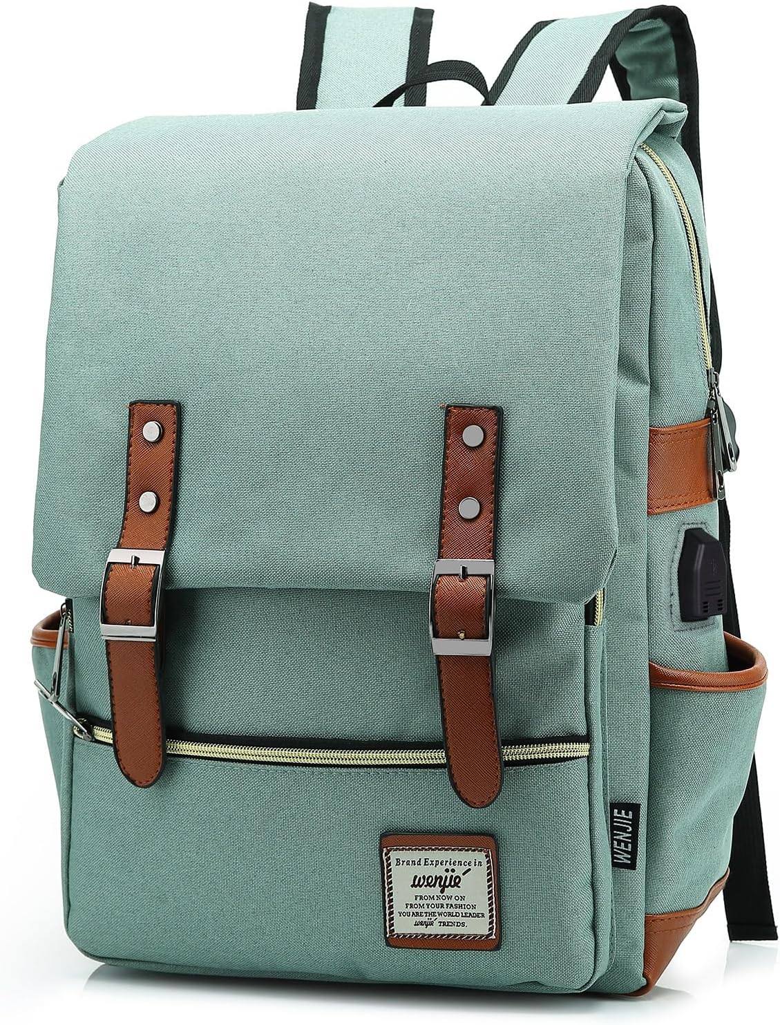 HASAGEI Backpack Vintage Unisex Rucksack Daypack Casual School Travel Laptop Tablet Bags