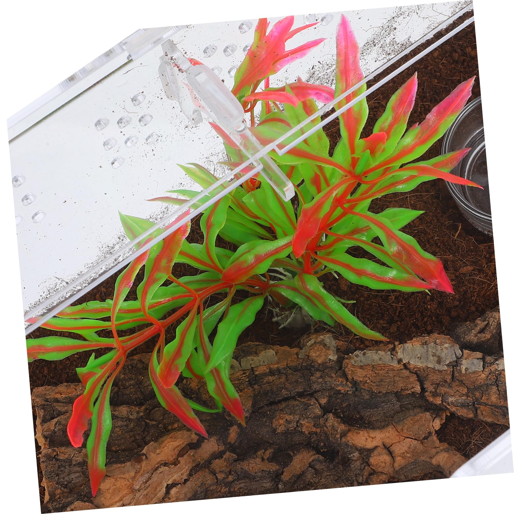 BESPORTBLE Terrario Gabbia Trasparente in Acrilico Fori di Ventilazione per Rettili Facile da Pulire, per Serpenti e Mantidi per Piccoli Animali Domestici