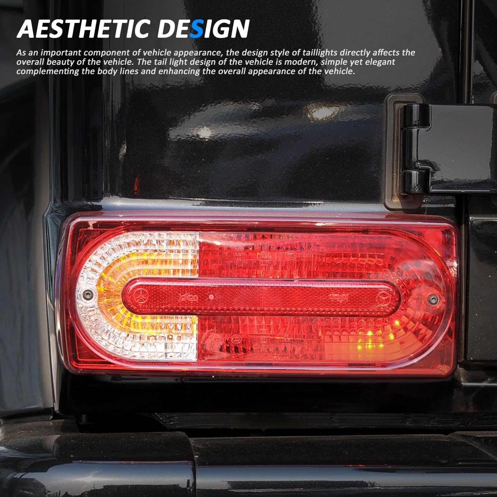 Amazon.com: MUNIK Rear Tail Light L Kit Suitable for Mercedes-Benz