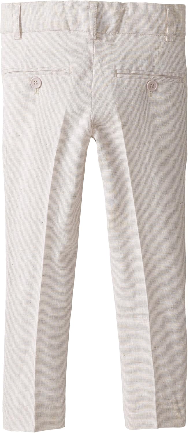 Isaac Mizrahi Little Boys' Chambray Linen Pant - Image 2
