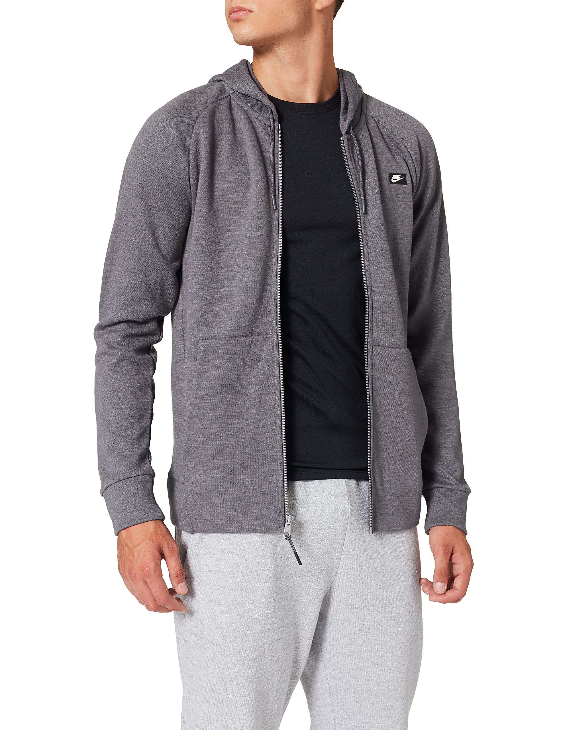 Nike Sportswear Optic Men's Full-Zip Hoodie (Dark Grey, L) : Clothing,  Shoes \u0026 Jewelry - Amazon.com