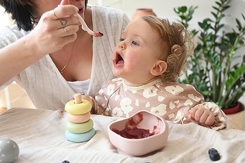 Miniatura 4 de Beaba - Cuenco de silicona con succión para bebé, suave y antideslizante, duradero, irrompible, esencial para bebés, alimentación para niños