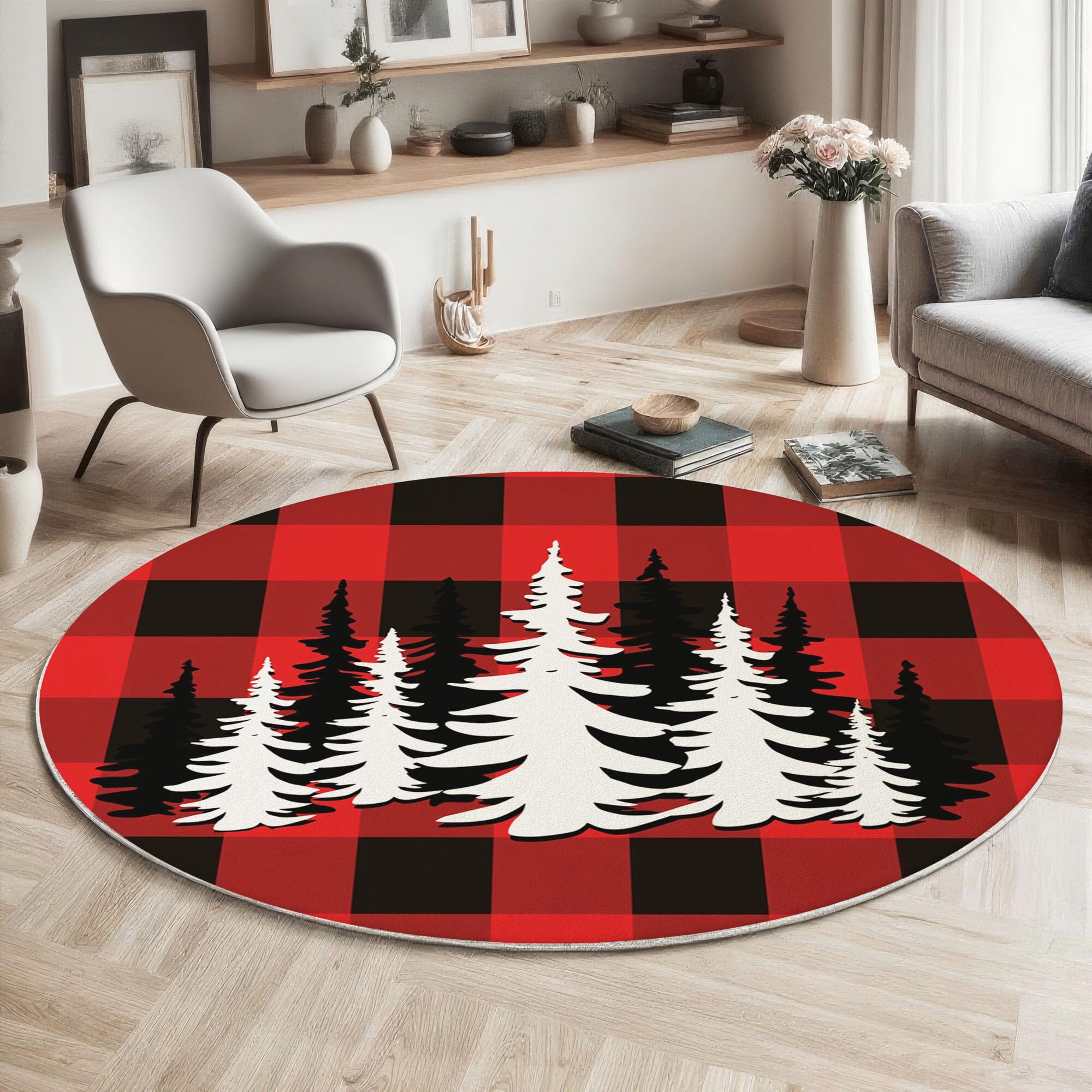 Tapis de sapin lavable et facile d'entretien pour protéger le sol des aiguilles de Noël