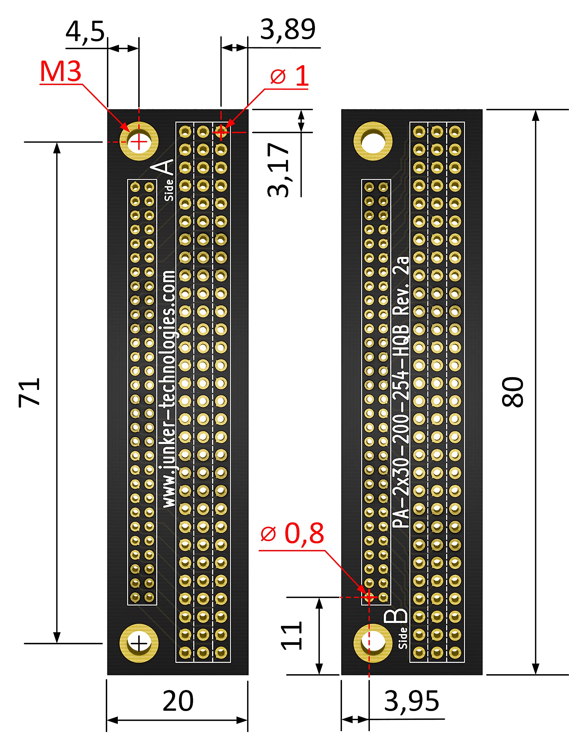 30 Pezzi Adattatori IC DIP 8 Pin - Passo 2,54 Mm, Per Saldatura Su PCB, Prese Per Circuiti Elettronici - Foto 4