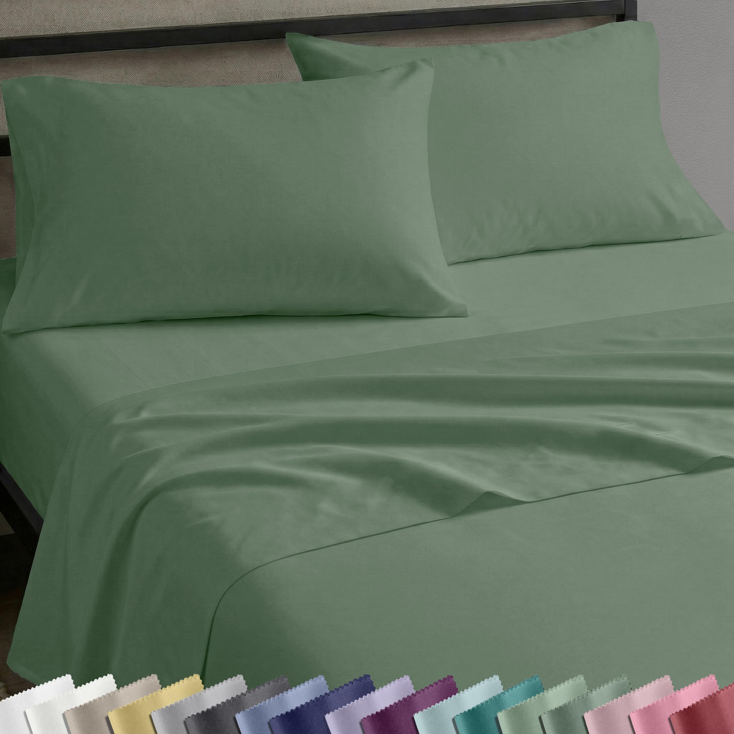 Amazon.com: California Design Den Natural 100% Cotton Bed Sheets