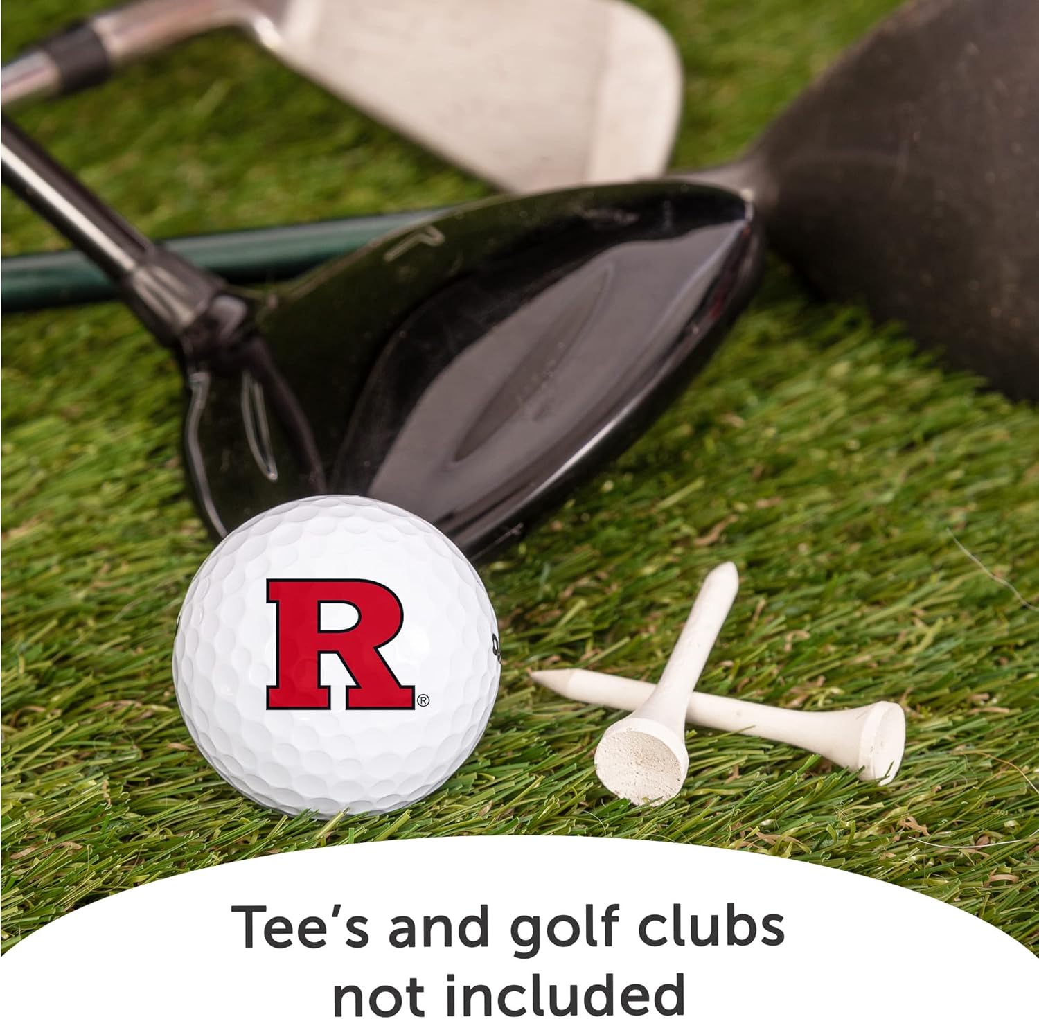 Desert Cactus Rutgers University Golf Balls 12 Pack – RU Scarlet Knights Full Color Dozen – Officially Licensed Sport Team Accessory