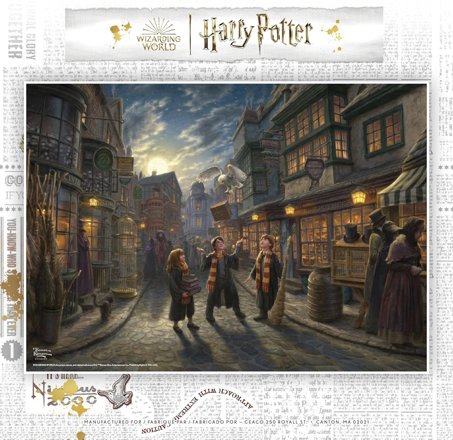 Amazon.com: Ceaco - Thomas Kinkade Harry Potter Diagon Alley
