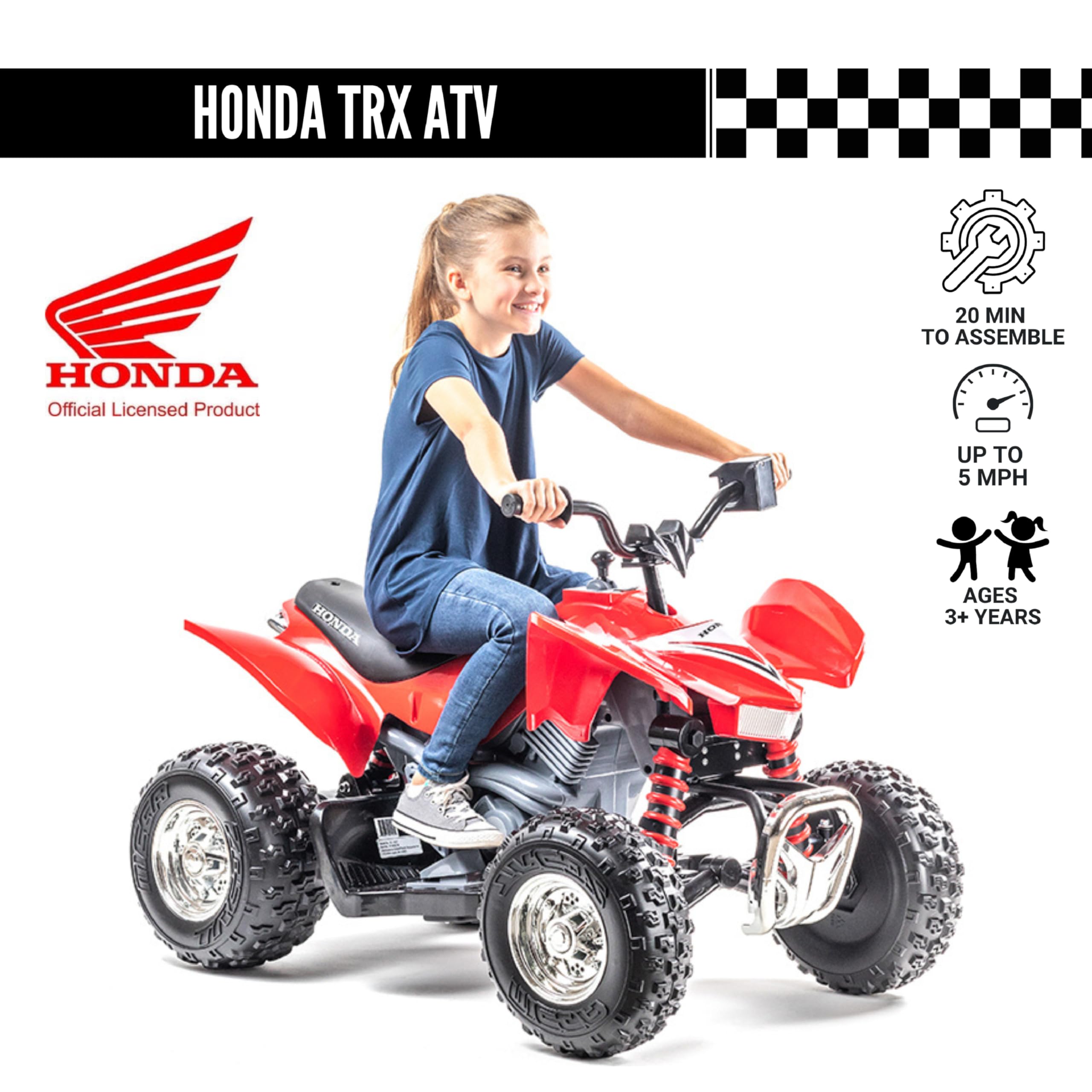 Honda Trx Atv Off Road Ride On Toy For Kids | Desertcart Tunisia