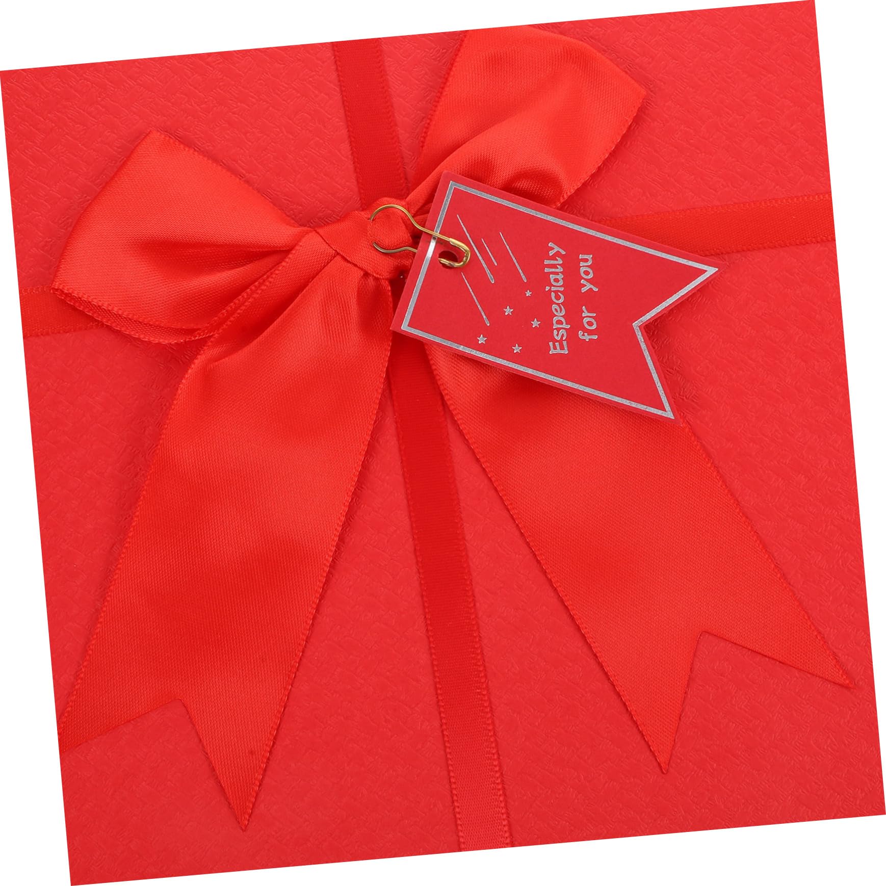 KOMBIUDA Scatole Regalo in Carta Coperchio 3 Pezzi Rosso Decorative