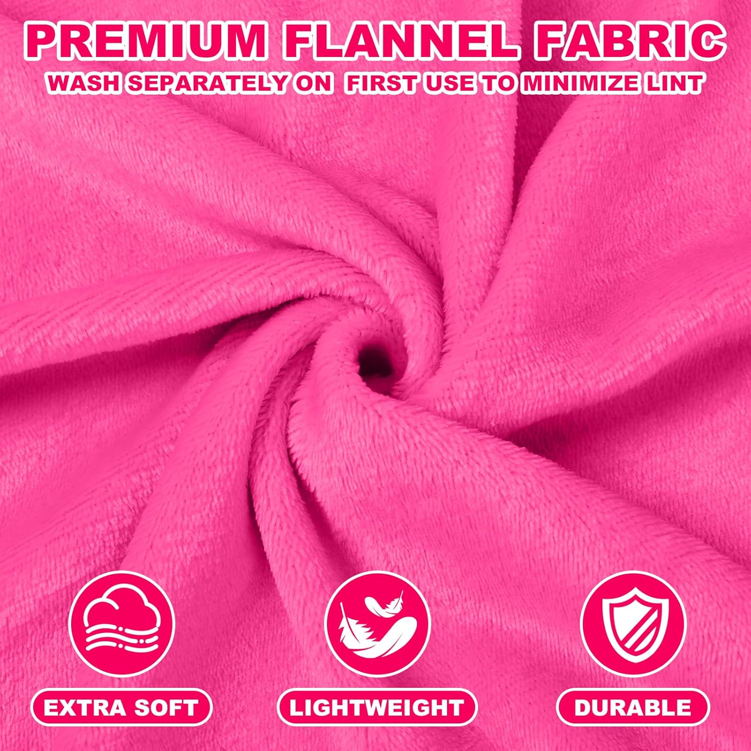 36 Pcs Sleepover Party Supplies for Girls Including Warm Flannel Blanket Fuzzy Socks Ribbon and Gift Bag for Sleeping Slumber Spa Birthday Party Gift Favor(Rose Red) - Image 3