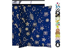 Christmas Poly Mailer 10x13 Inch for Holiday Mailing
