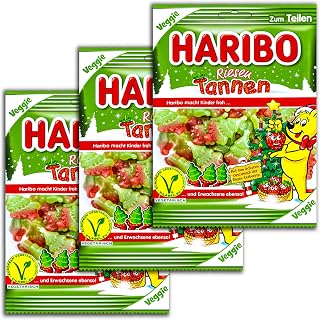 Haribo Giant Fir Veggie 3 x 200 g Pack of 3
