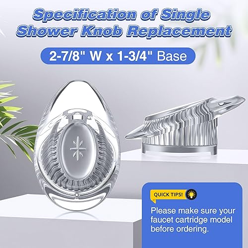 Miniatura 5 de Enhon Kit de reparación de grifo de ducha, compatible con grifos de una sola manija ValleyDanco, cartucho de ducha compatible con V-6680 V-770001,