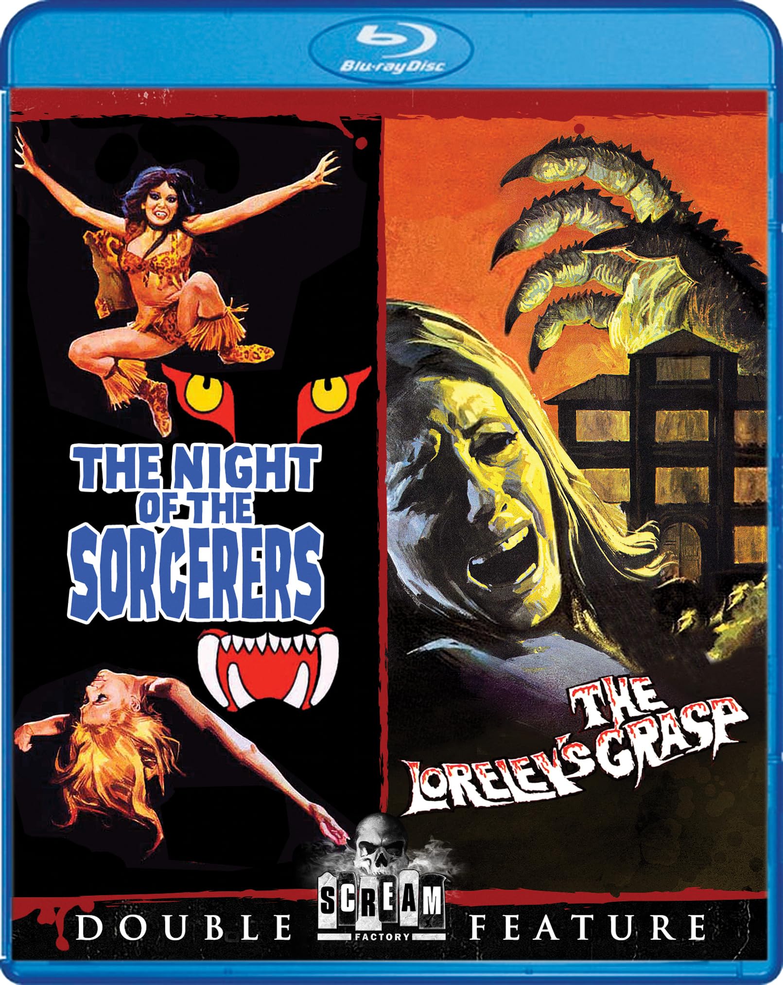 The Night of the Sorcerers Blu-ray ideal para tus maratones nocturnas de cine de terror retro