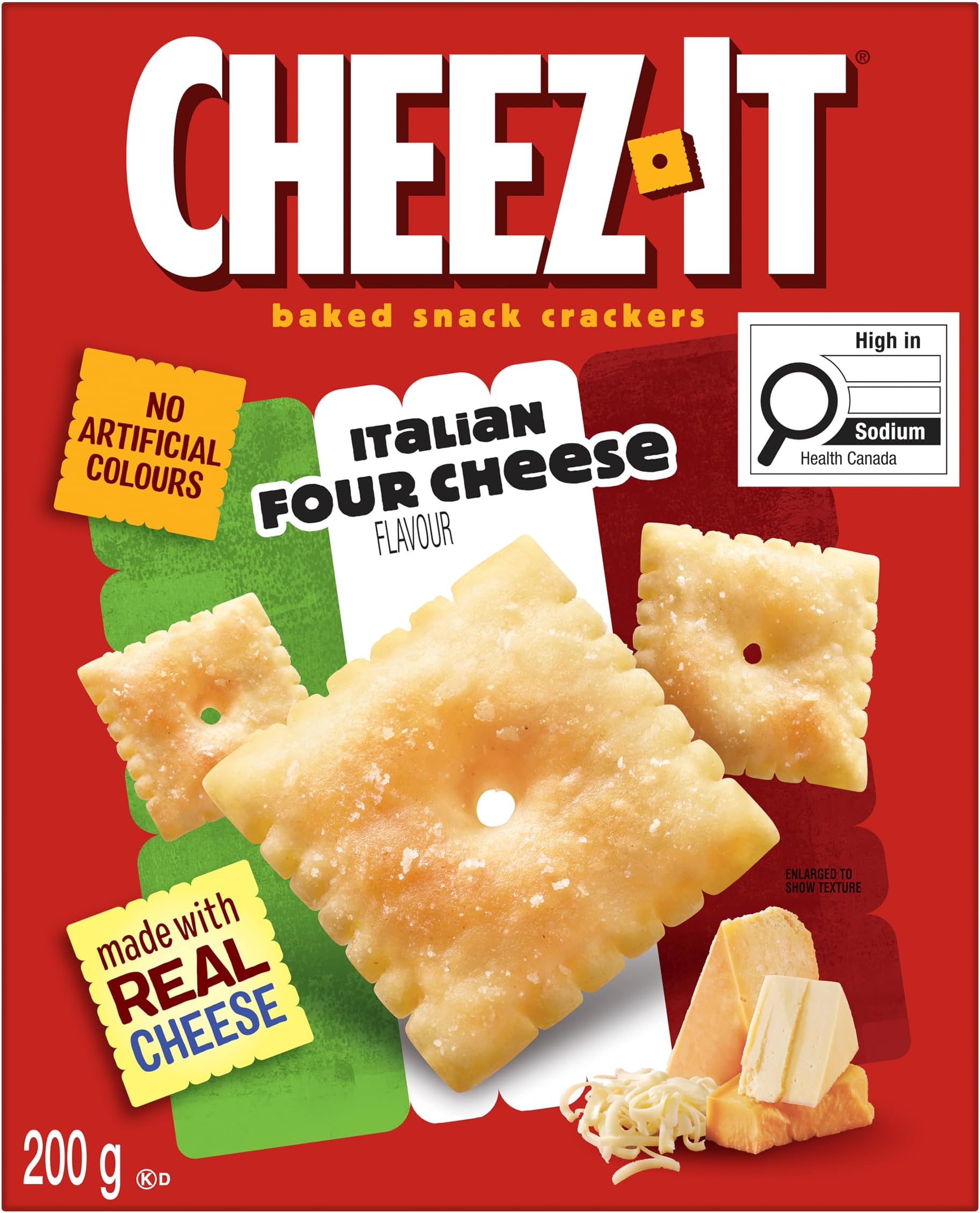 Cheez It Italian Four Cheese Crackers 200g