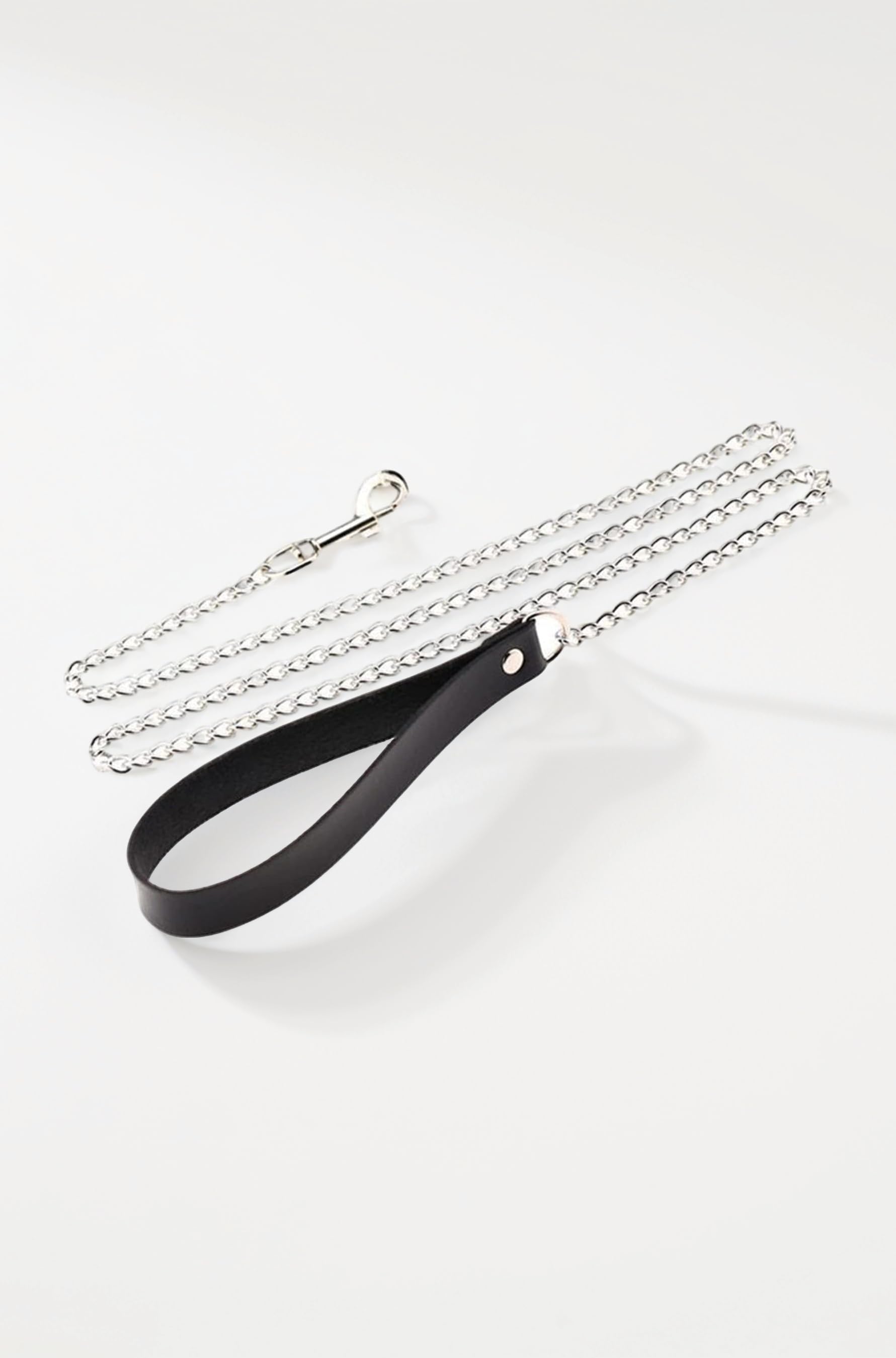 Women Girls Collar Necklaces PU Leather Punk Gothic Collar Leash Neck Cosplay Choker Necklace Adjustable