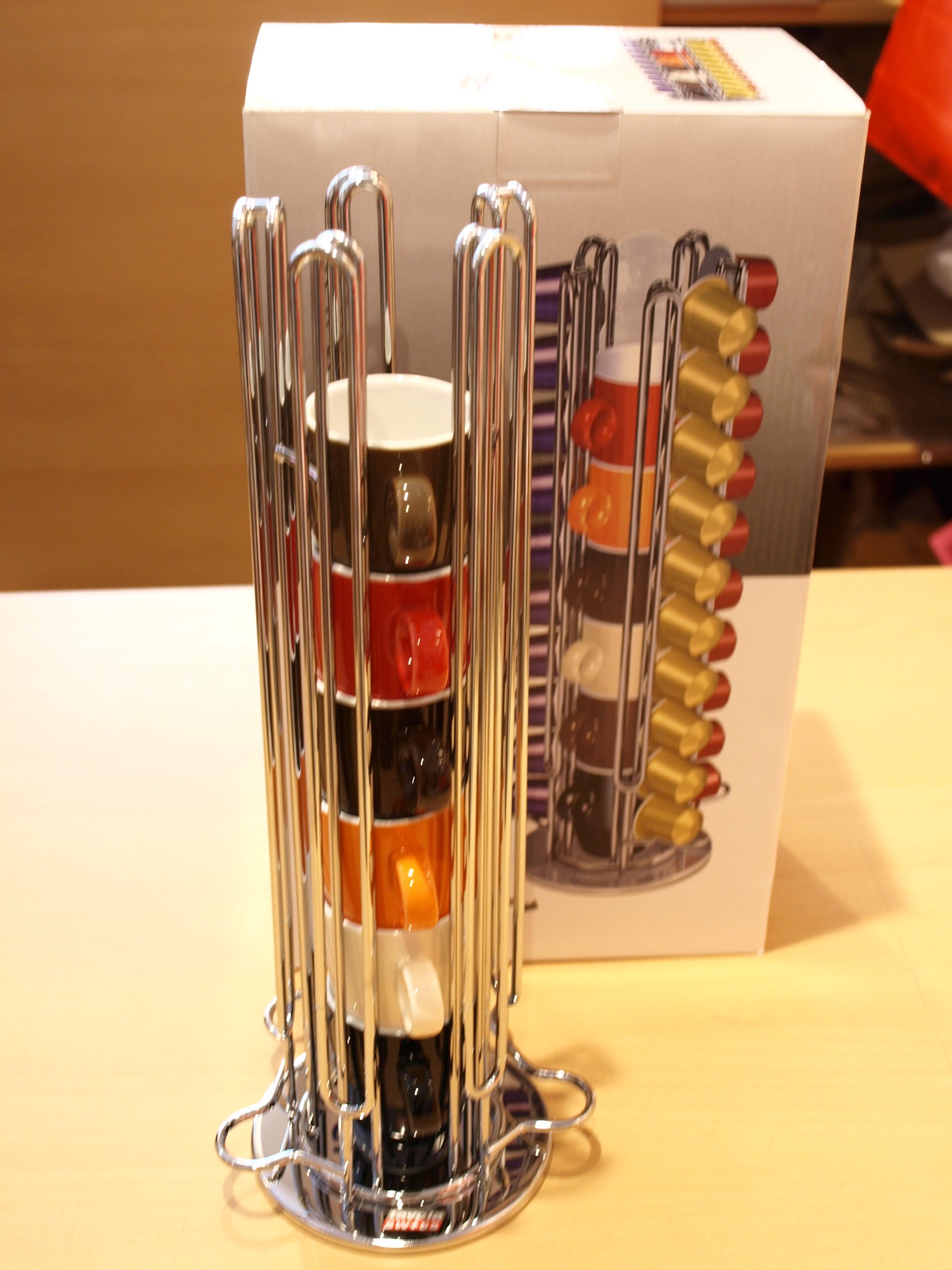 CAPstore NCA004 Tavola Swiss Rondo Mxd Col Espresso Cups - Multicolour, 6 inch