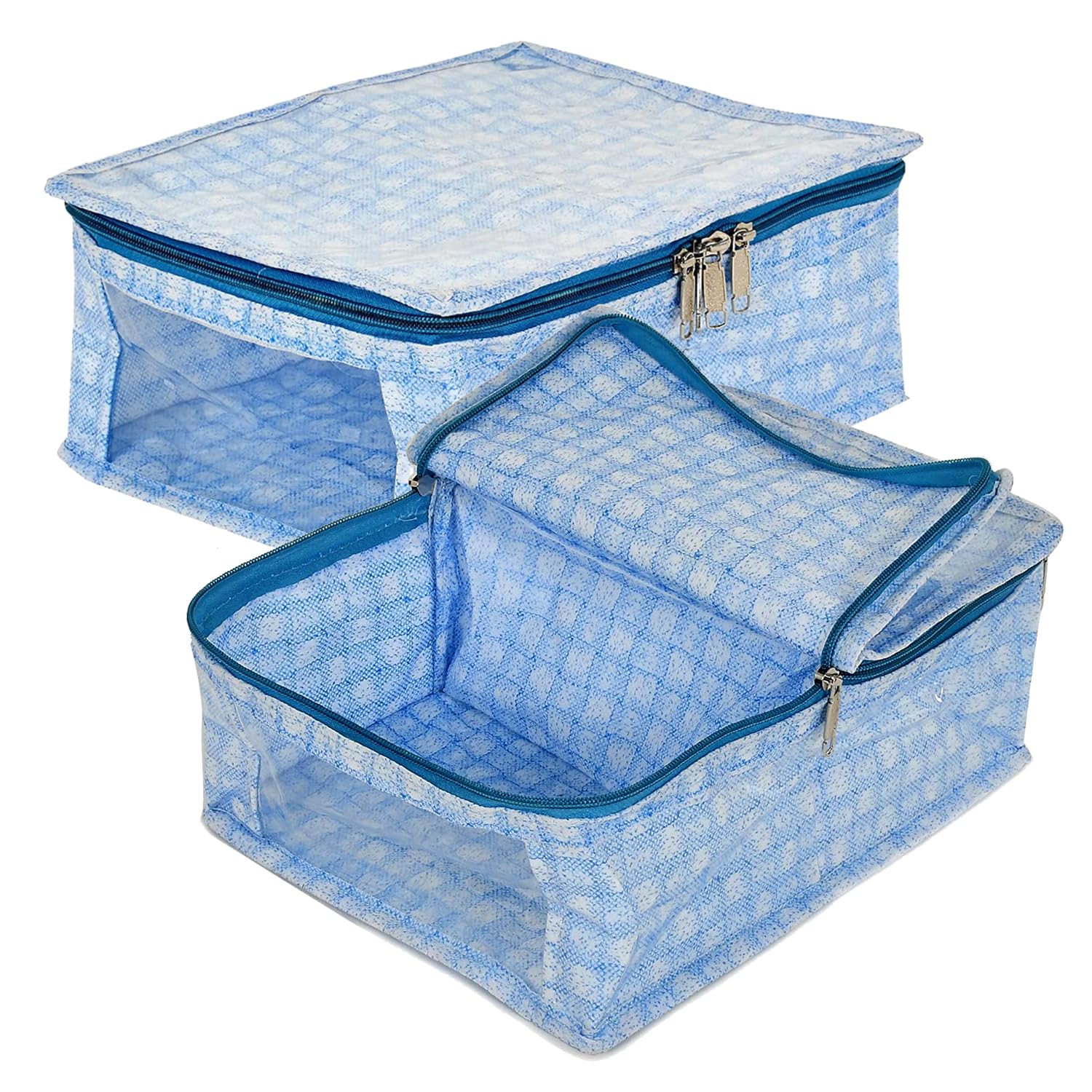 Kuber Industries Under Garment Kit Pvc Coated Check Design