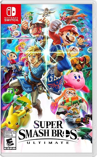 Super Smash Bros. Ultimate (US Version) with Nintendo Switch Pro Controller Bundle