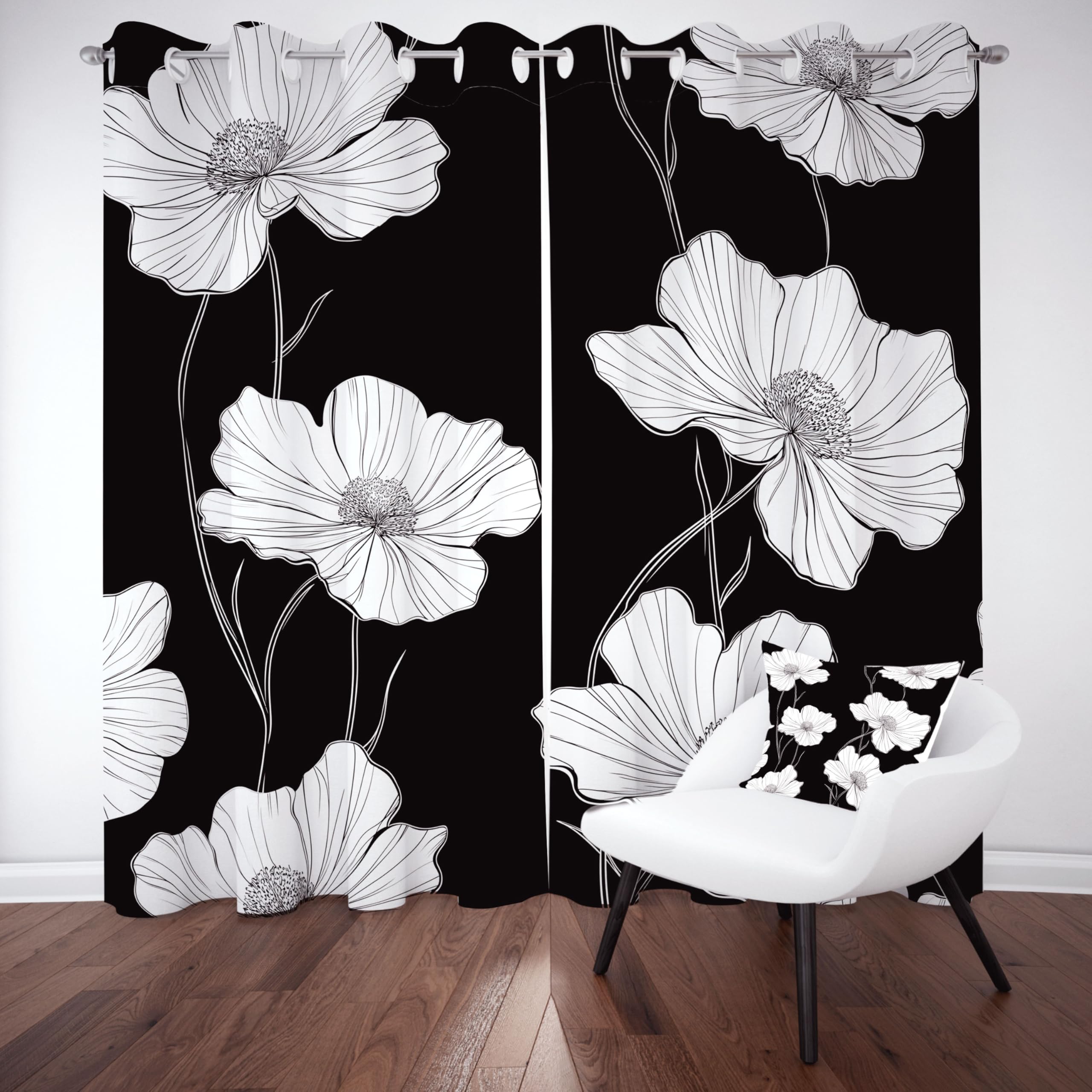 Rideaux occultants 240 x 132 cm isolation thermique et phonique