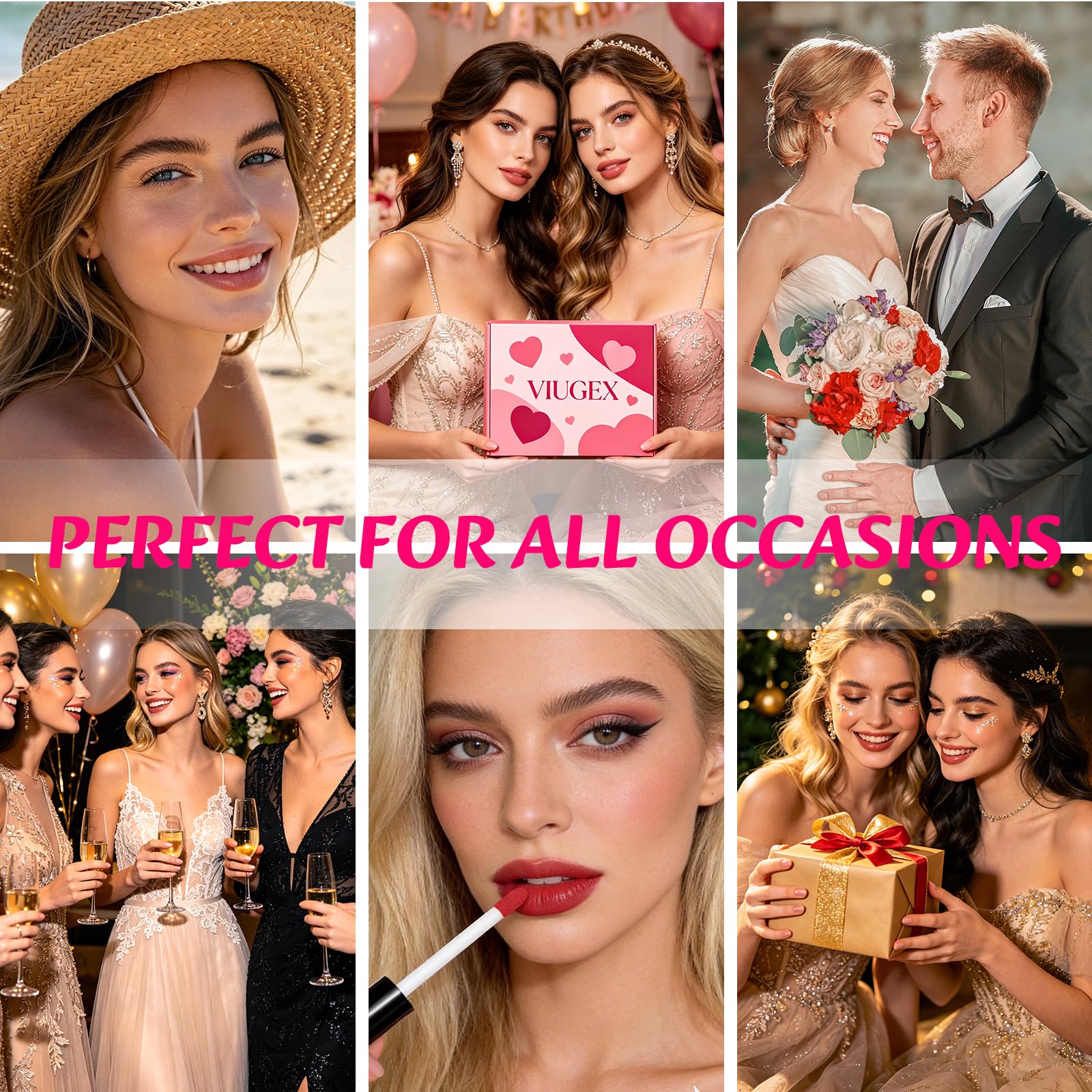 Coffret Maquillage Femme, Kit de Maquillage Professionnel, Malette Maquillage Adolescente Fille, Makeup Gift Set Portable et Légère avec Palette à Yeux Fond de Teint Correcteurs Gloss à Lèvres Mascara