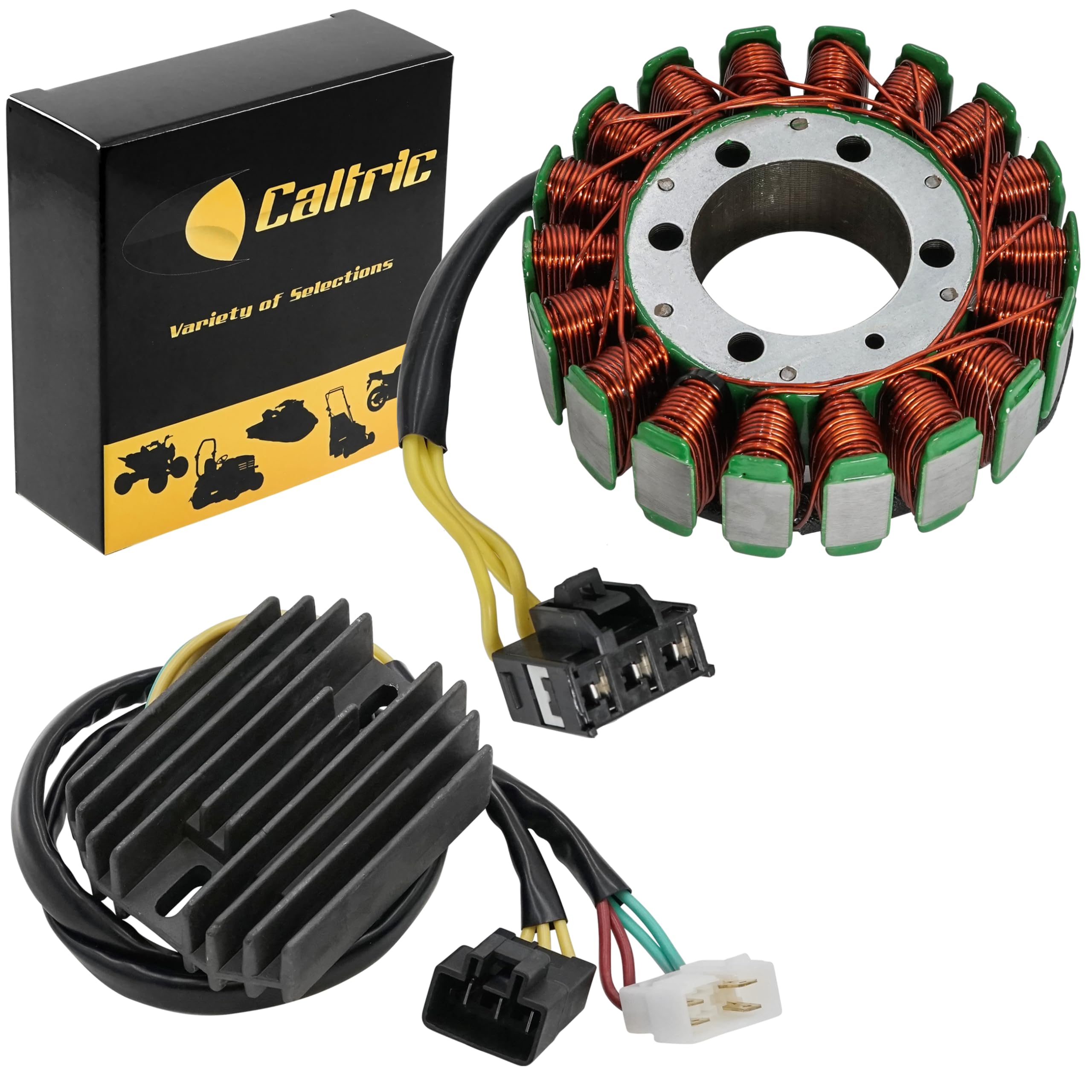 Caltric Stator & Regulator Rectifier Compatible With Honda