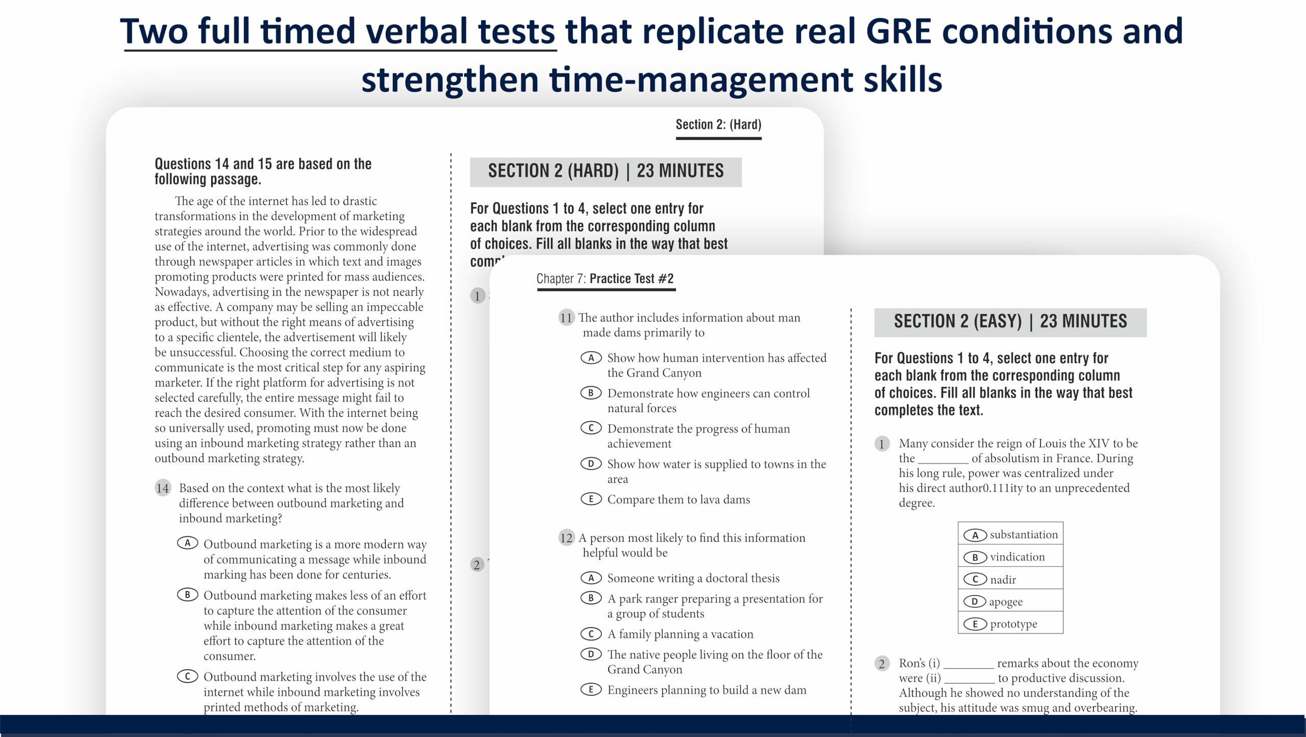GRE Verbal Practice Questions: Includes 600+ Questions, 2 Timed Tests, High-Difficulty Sections, Detailed Answer Explanations | Ultimate GRE Verbal Prep 2025-2026