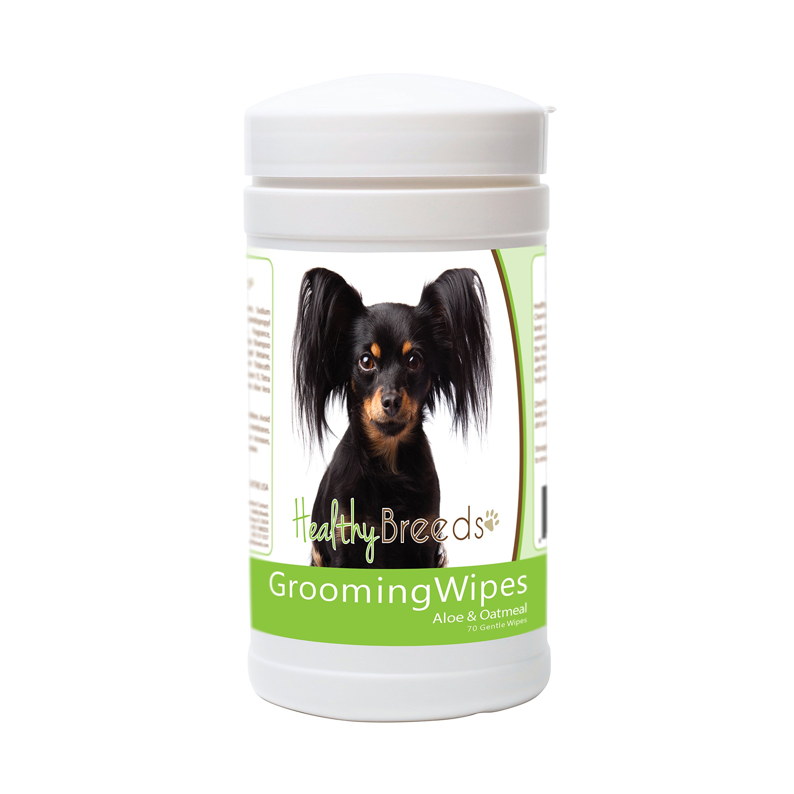 Healthy Breeds Russian Toy Terrier Grooming Wipes 70 Count