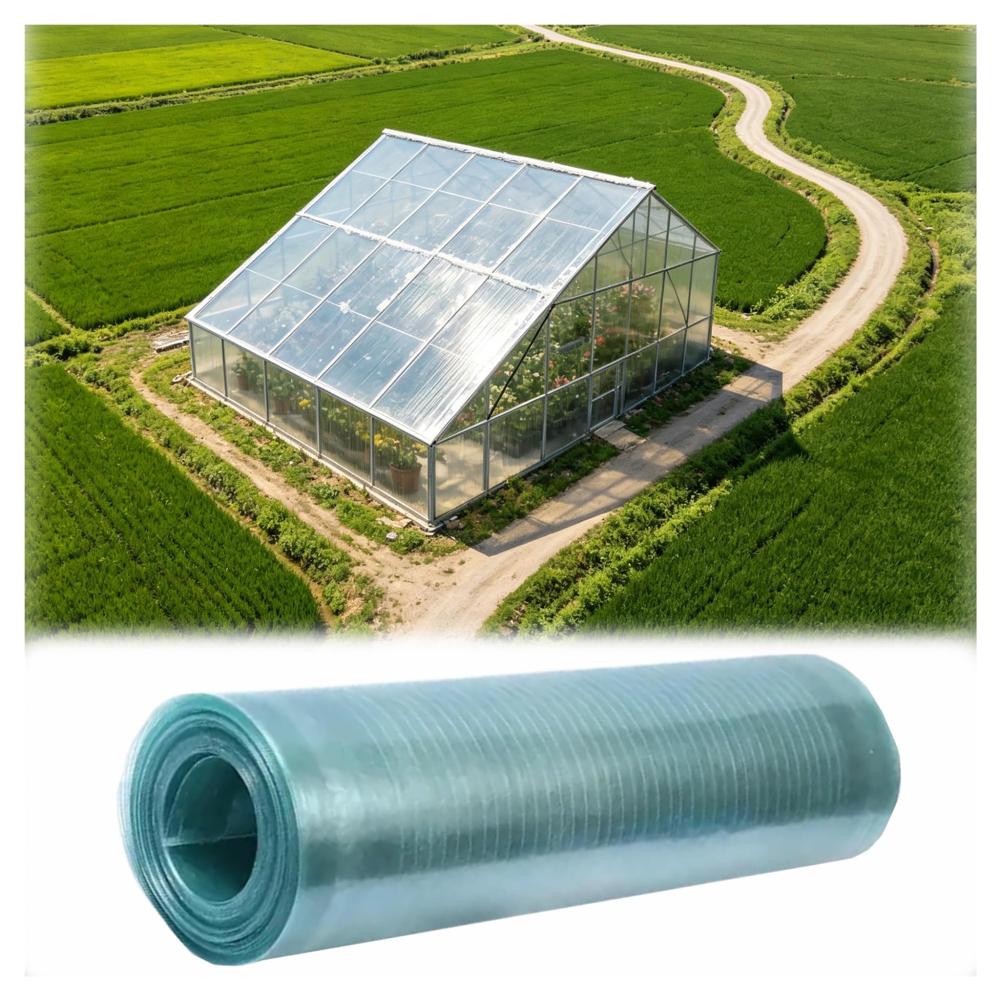 Plaques de toiture en polycarbonate isolantes contre le gel pour abri de jardin et terrasse