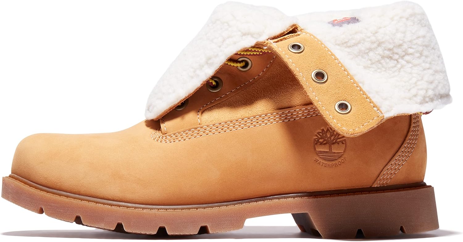 Timberland Women's Linden Woods Waterproof Fleece Fold-down Boots - Image 8