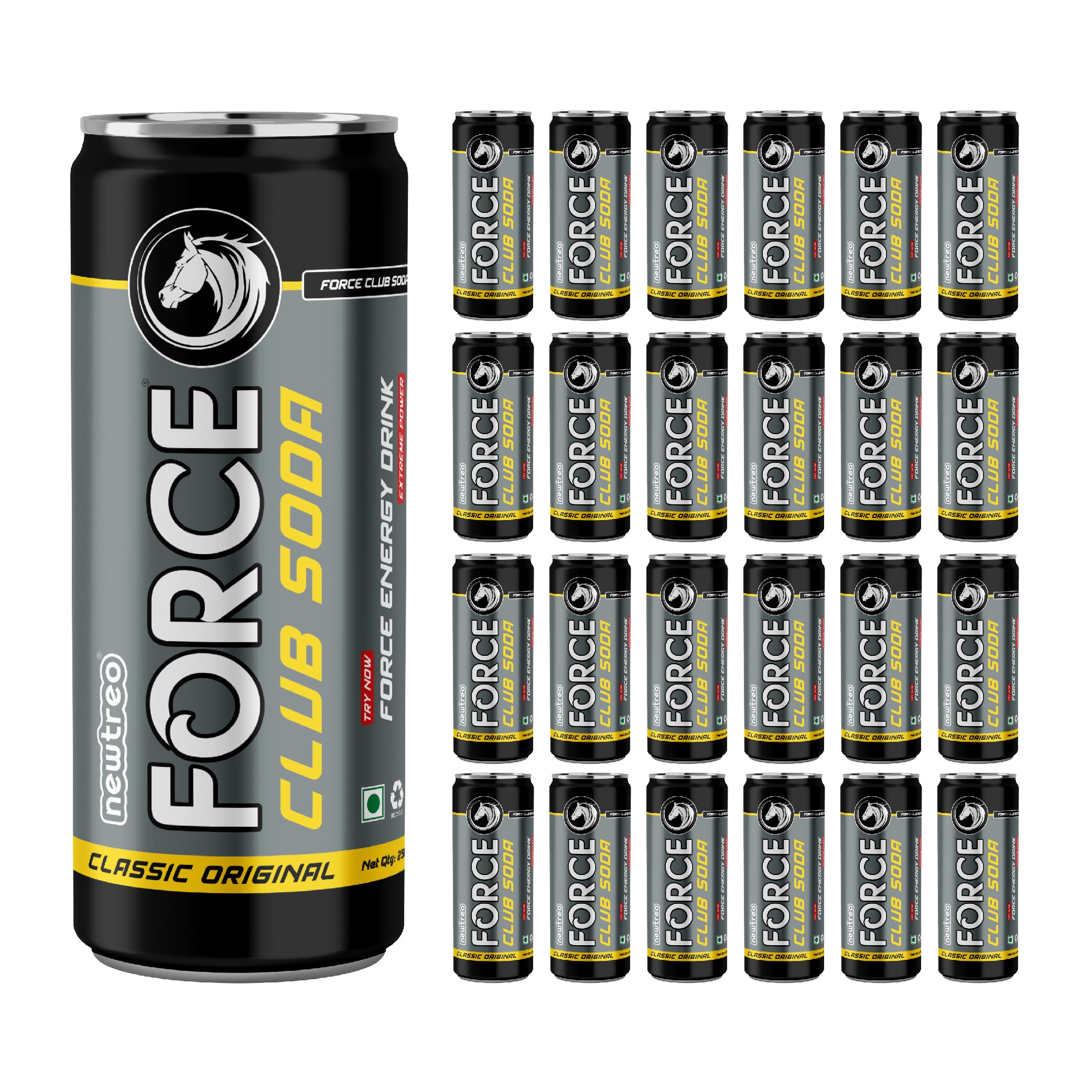 Force Club Soda | 24 Pc x 250ml | Zero Sugar, Zero Calories (B0D8F3DGMQ) Amazon Price History, Amazon Price Tracker