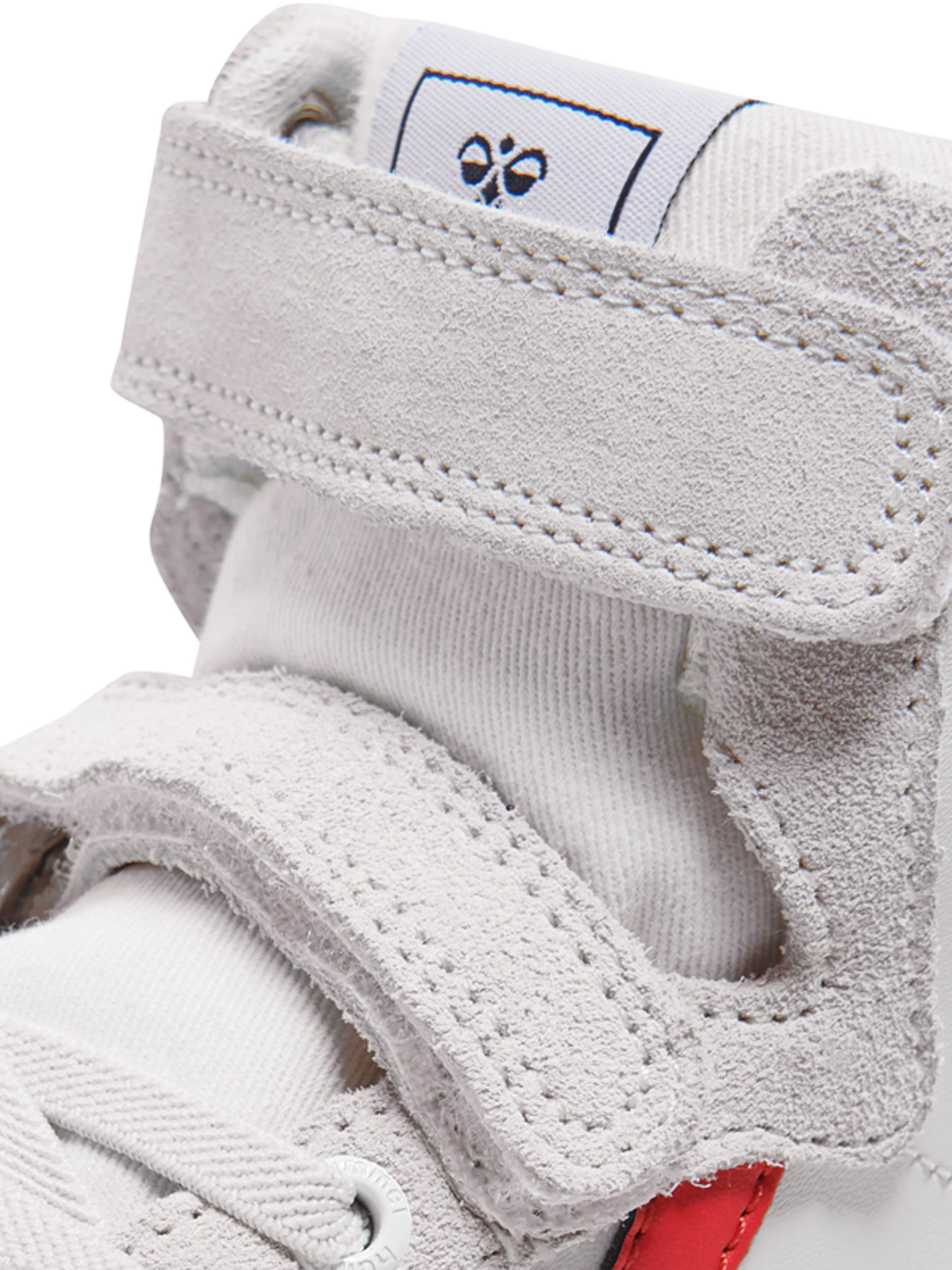 hummel Kids Slimmer Stadil Leather High Sneaker, White, Size 34