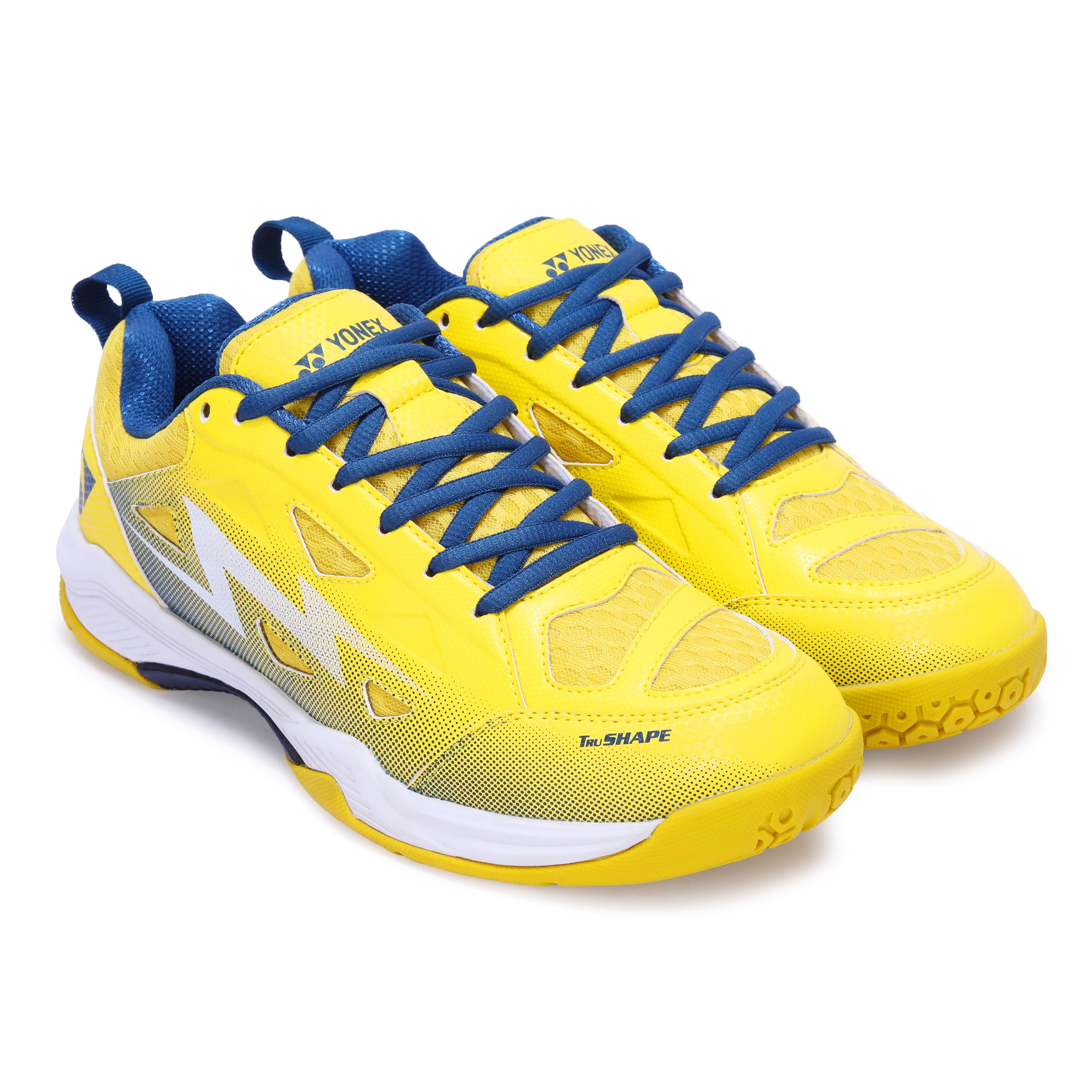 バレエ kimilin YONEX Badminton Shoes Dominant 6I Cyber Yellow Reflex Blue 8