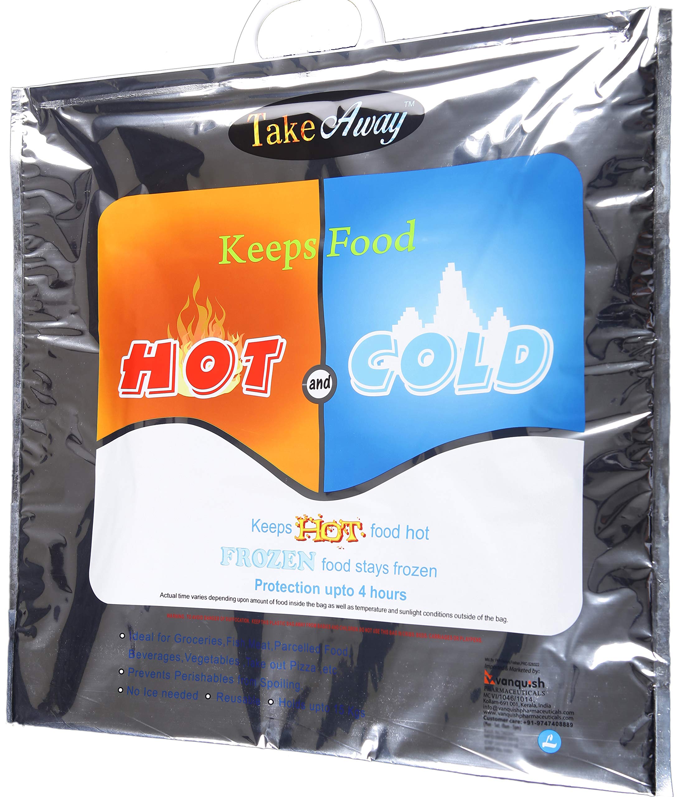 See full amazon price history chart for Take Away Hot And Cold Bag For Food Storage,Reusable Thermal Bags, Large, 3 Layer Protection With Aluminium Foil (Size - 49 X 51 Cm) Pack Of 1 - Plastic, Zipper, Multicolor Take Away Hot And Cold Bag For Food Storage,Reusable Thermal Bags, Large, 3 Layer Protection With Aluminium Foil (Size - 49 X 51 Cm) Pack Of 1 - Plastic, Zipper, Multicolor (B08PNXZ6RS) Amazon Price History, Amazon Price Tracker
