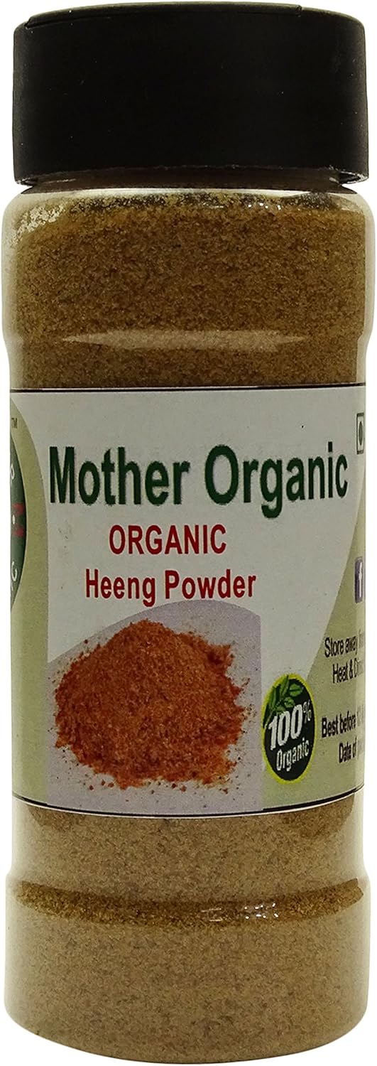 Mother Organic 3.5 Ounce Chemical Free Asafoetida Powder USDA