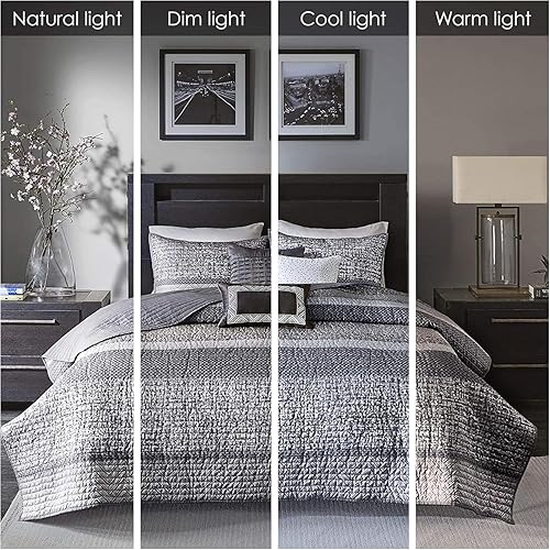 Miniatura 10 de Bellagio juego de cubrecama 6 unidades Poliéster MarrónDorado Full Queen