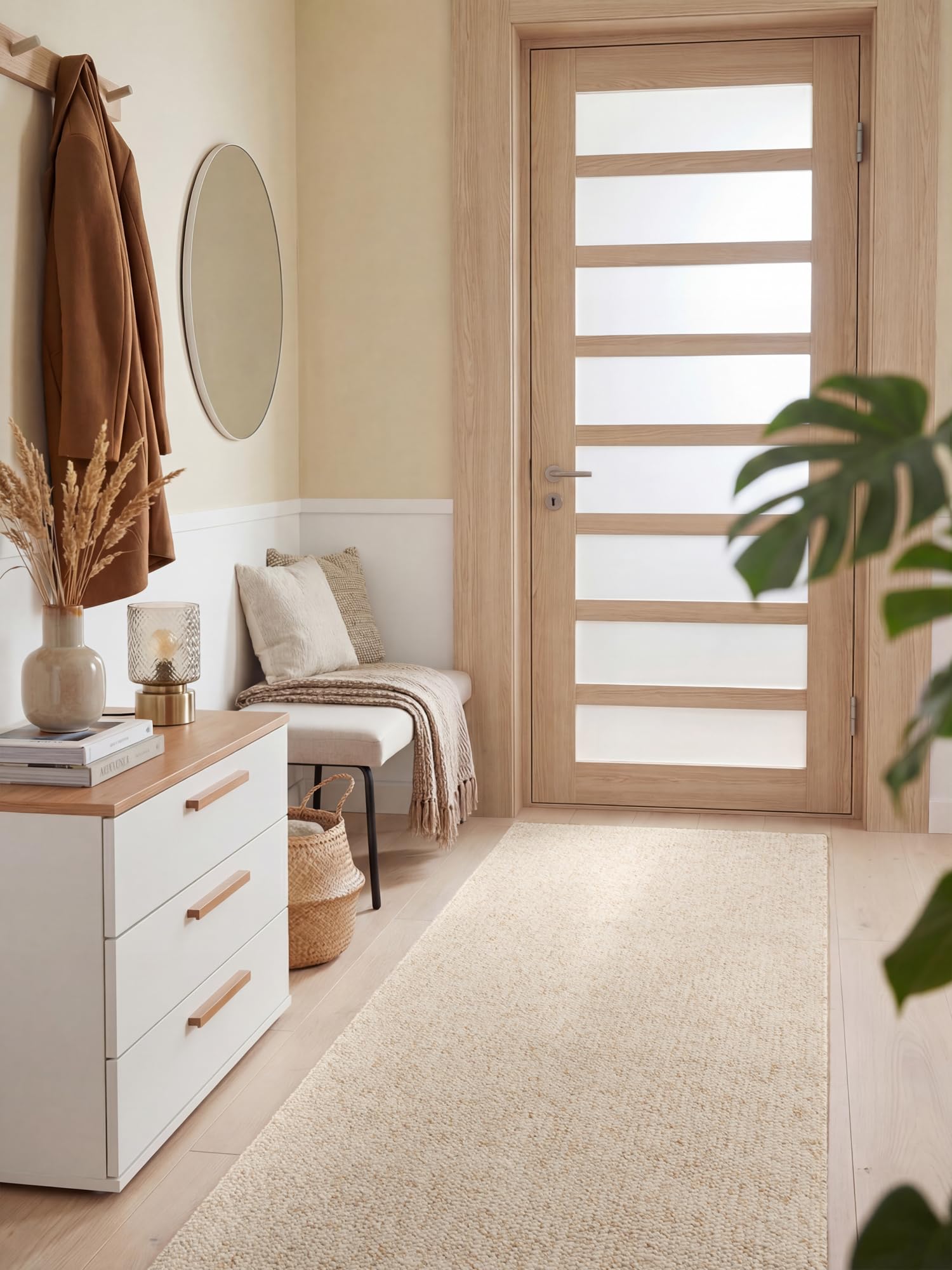 Tapis de couloir lavable en machine Rocco pour un entretien sans effort
