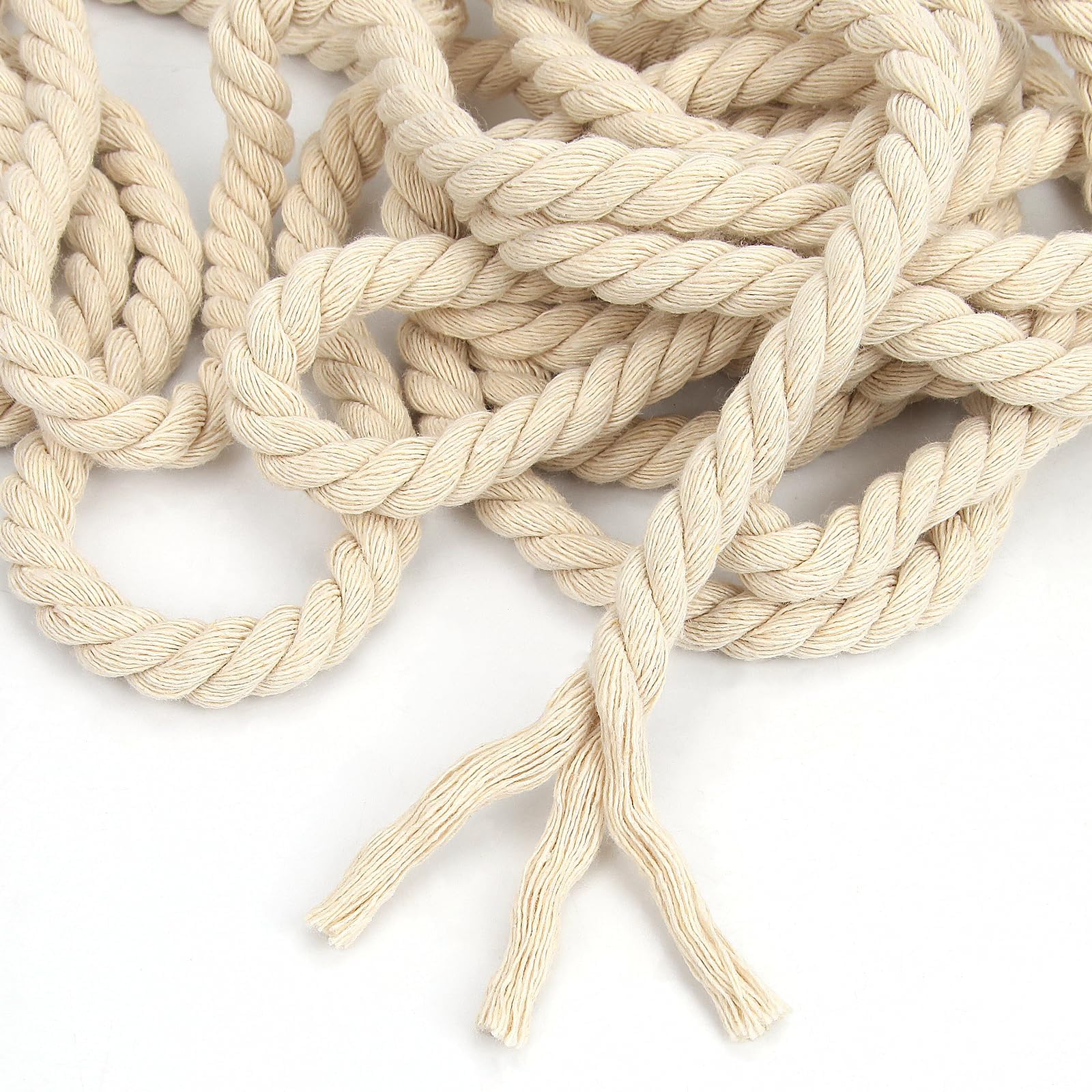 Cordoncino Di Cotone Beige 12mm X 5m - Corda Per Decorazioni, Fai Da Te, Giardinaggio, Regali - Foto 7