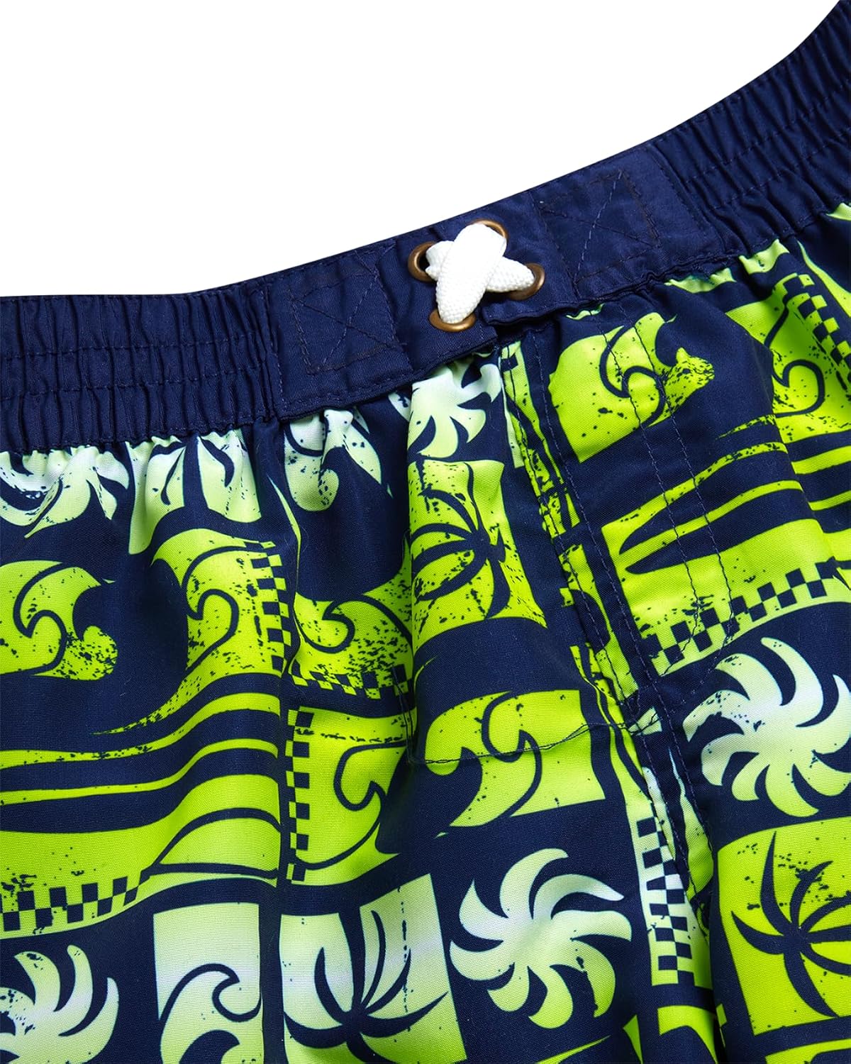 Quad Seven Boys Swim Set - 3 Piece Toddler Swim Trunks Boys Rash Guard Long Sleeve and Short Sleeve Kids Swimwear (2T-7)
