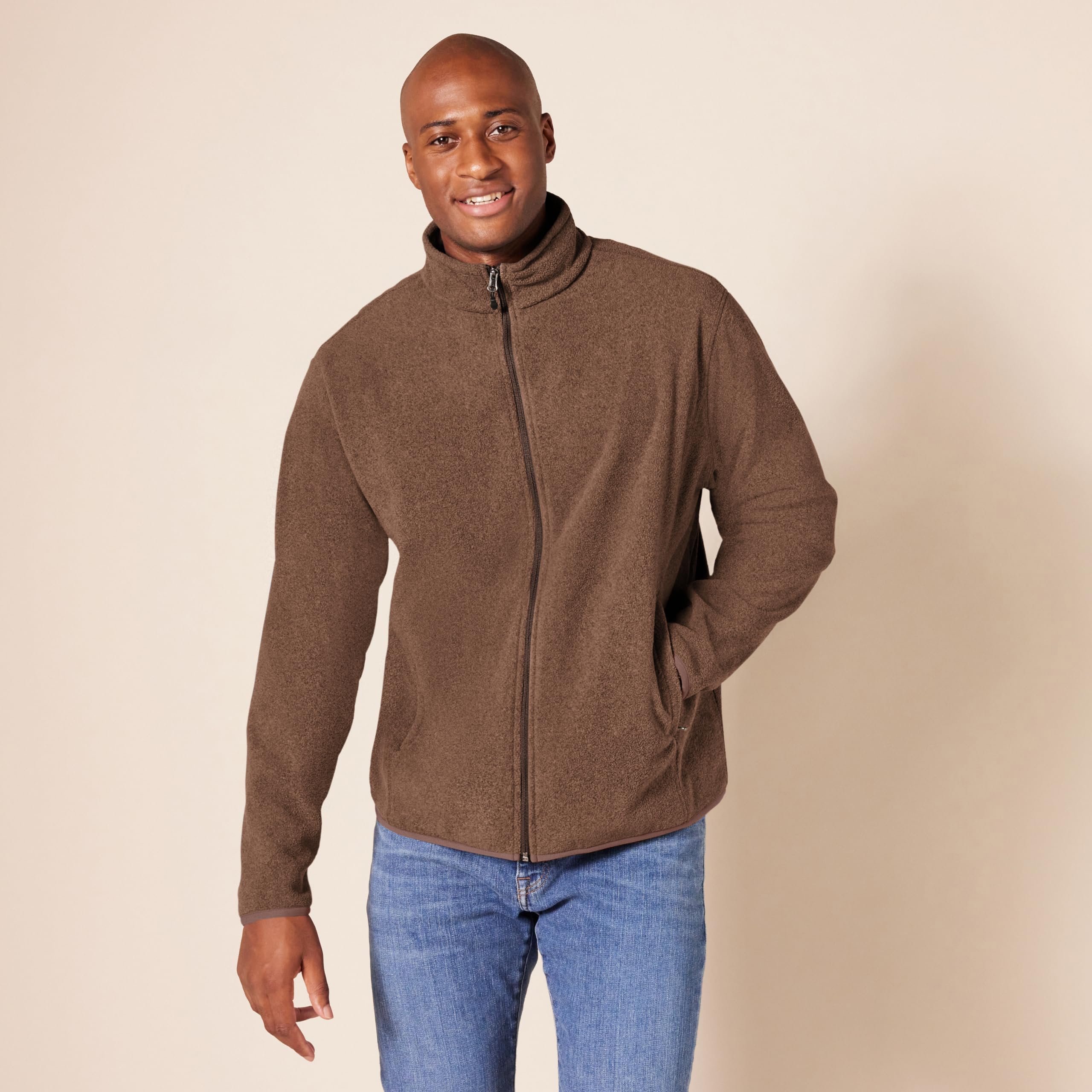Amazon Essentials Uomo Giacca in Pile con Cerniera Intera (Disponibile in Taglie Big And Tall) - 5
