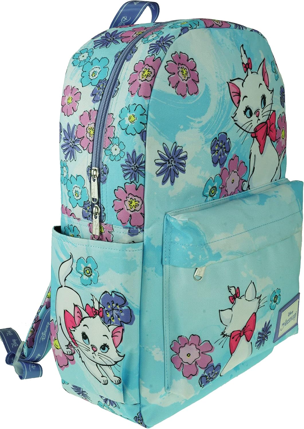 KBNL Classic Disney Aristocats - Marie Backpack with Laptop Compartment for School, Travel, and Work, Multicolor, Large