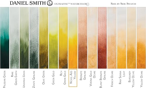 Miniatura 3 de Daniel Smith Pintura acuarela extra fina, tubo de 15 ml, amarillo AZO níquel, 284600061, 0.5 fl oz (paquete de 1)